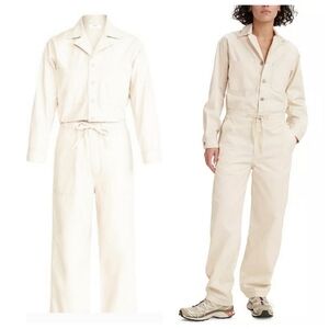 Levi's Cargo Jumpsuit Coverall Streetwear Boho Minimalist Scandi Girl Medium
